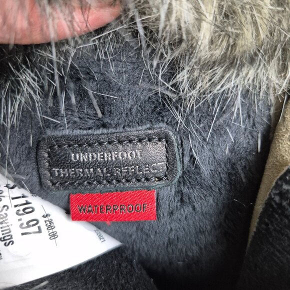 Sorel Joan of Artic Next Boot Waterproof Faux Fur Color: Sage Size 7 - Picture 9 of 16